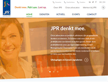 Tablet Screenshot of jpr.nl